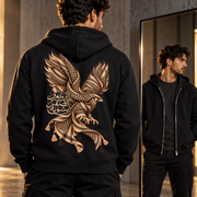"AL-SAKER" FULLZIP HOODIE SWEATSHIRT