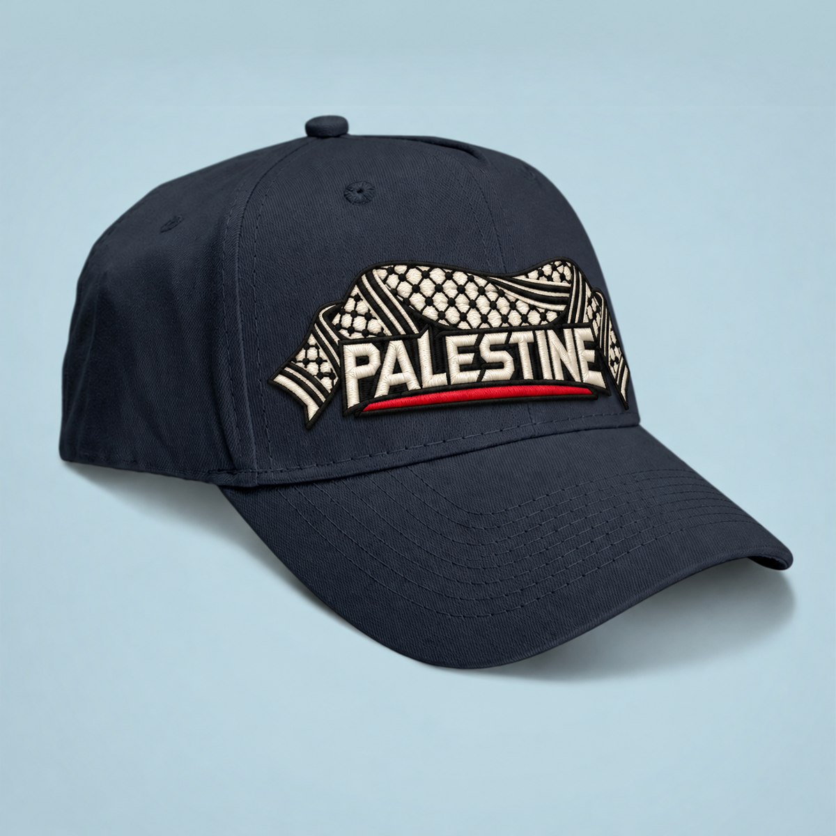 PALESTINE KEFFIYEH EMBROIDERY CAP