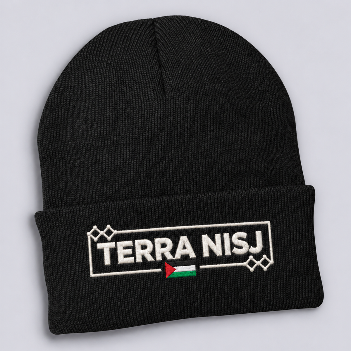 TERRA NISJ EXCLUSIVE EMBROIDERED BEANIE