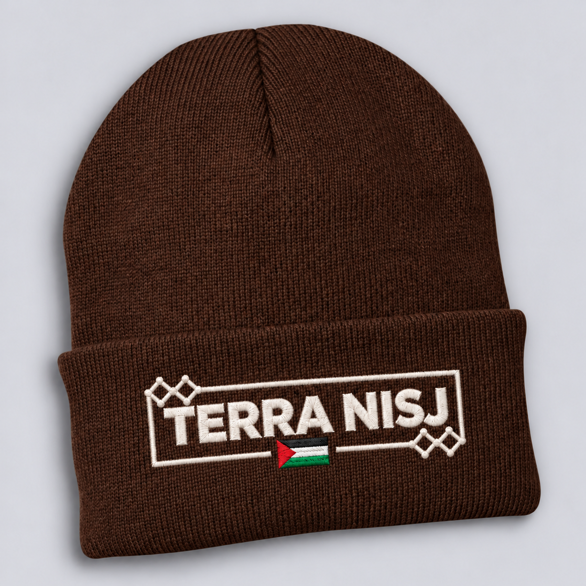 TERRA NISJ EXCLUSIVE EMBROIDERED BEANIE