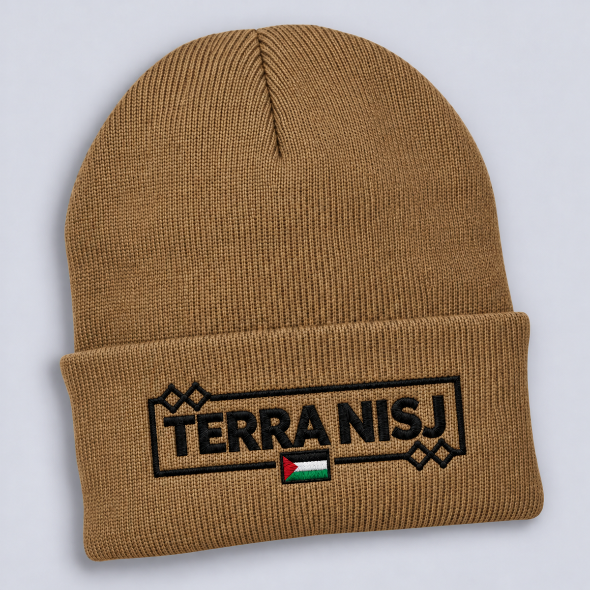 TERRA NISJ EXCLUSIVE EMBROIDERED BEANIE