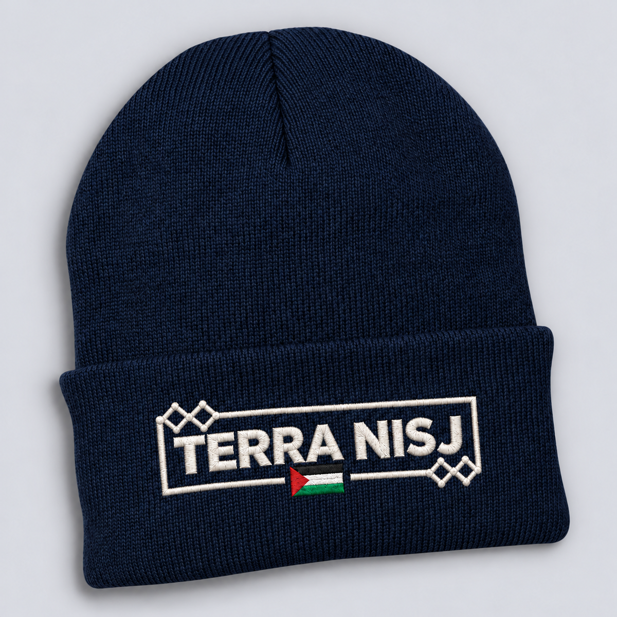 TERRA NISJ EXCLUSIVE EMBROIDERED BEANIE