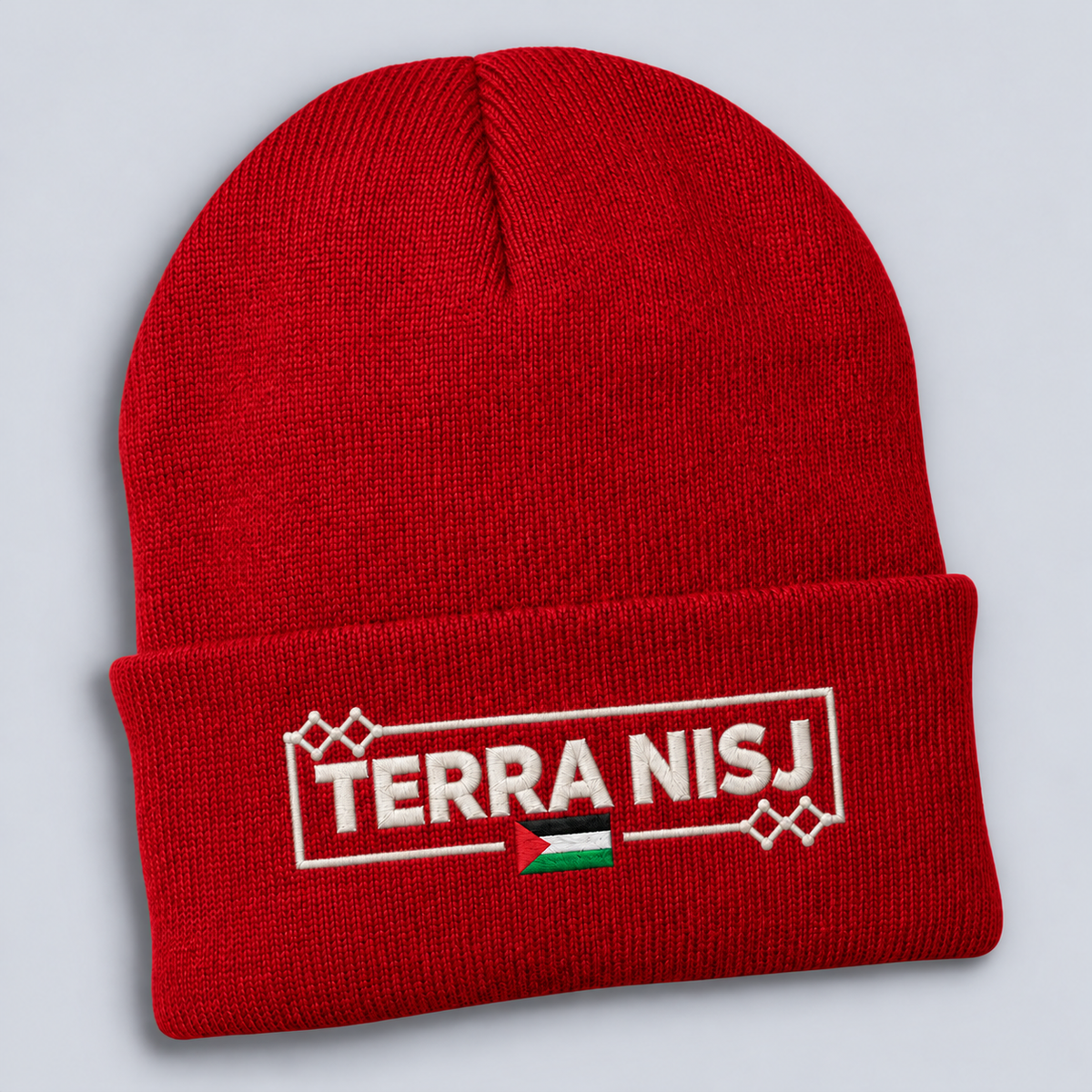 TERRA NISJ EXCLUSIVE EMBROIDERED BEANIE