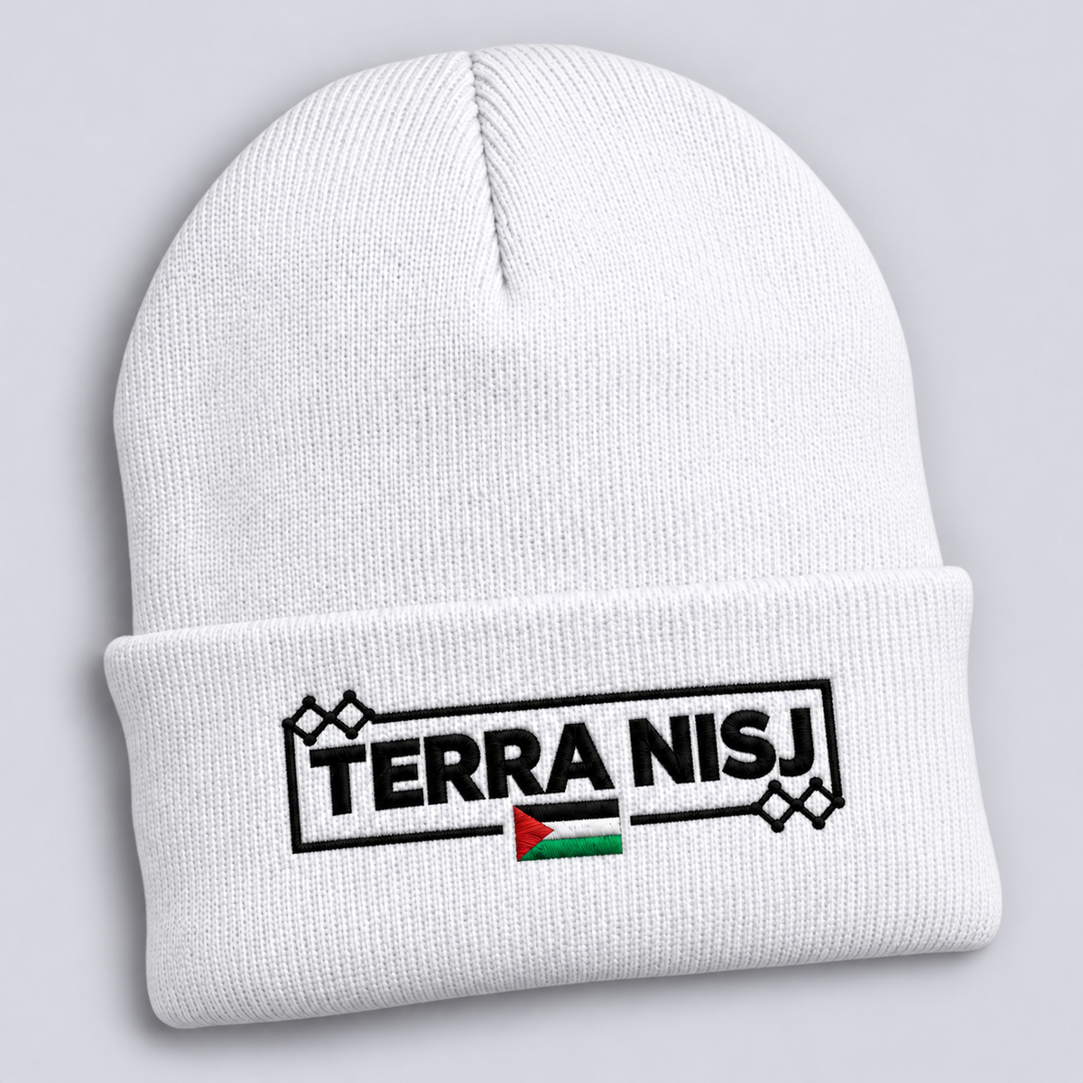 TERRA NISJ EXCLUSIVE EMBROIDERED BEANIE
