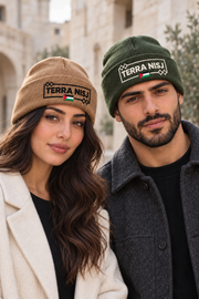TERRA NISJ EXCLUSIVE EMBROIDERED BEANIE